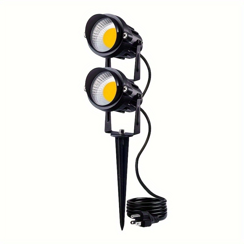 1 2 4 6 Pack Led Outdoor Spotlight Warm Light 7w 120v Ac Festival