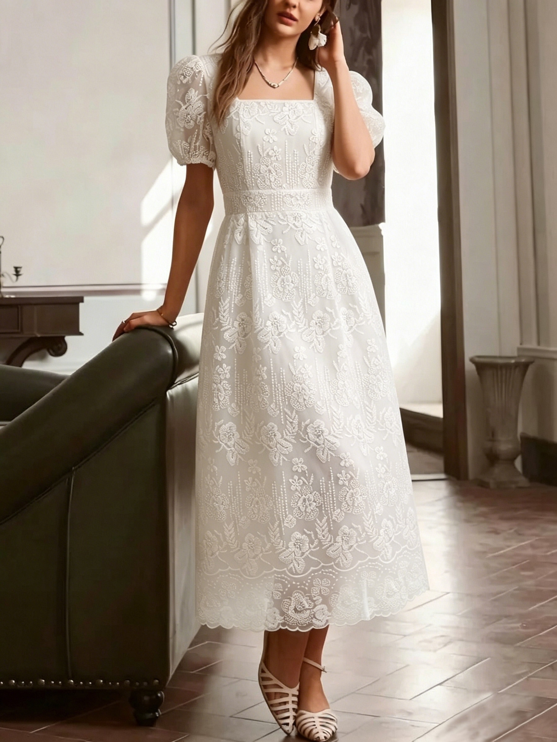 women elegant white formal dresses for sold on Temu United States NoCocktail