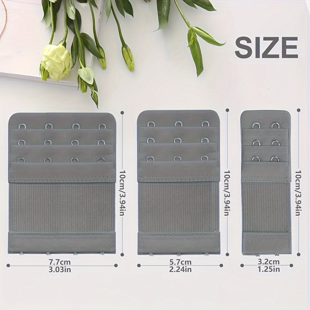 12pcs Elastic Bra Buckle Underwear Extended Hook and Eyelet Back Closure Adjuster for Bras