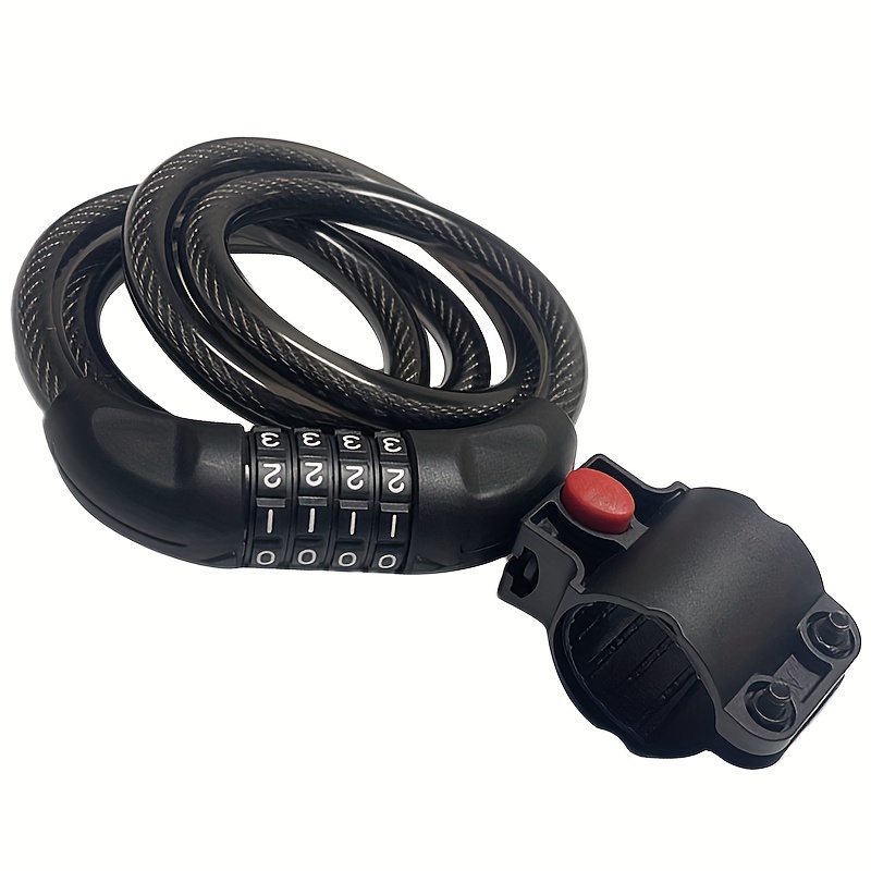 Diameter 12 X 1200mm 4-digit Pin With Bracket Bicycle Suitable For Mountain Bikes, Scooters, Motorcycles