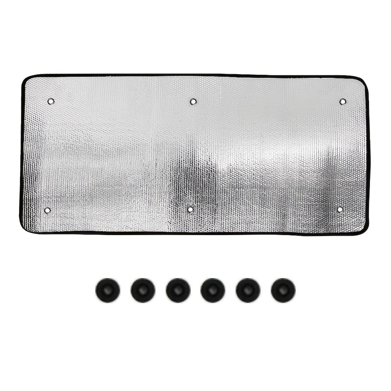 TEMU [insulating Sunshade] Car Window Sunshade, Suitable For Transporter Hatchback Rear Window Insulating Sunshade, With 6pcs Suction Cups, Van Rear