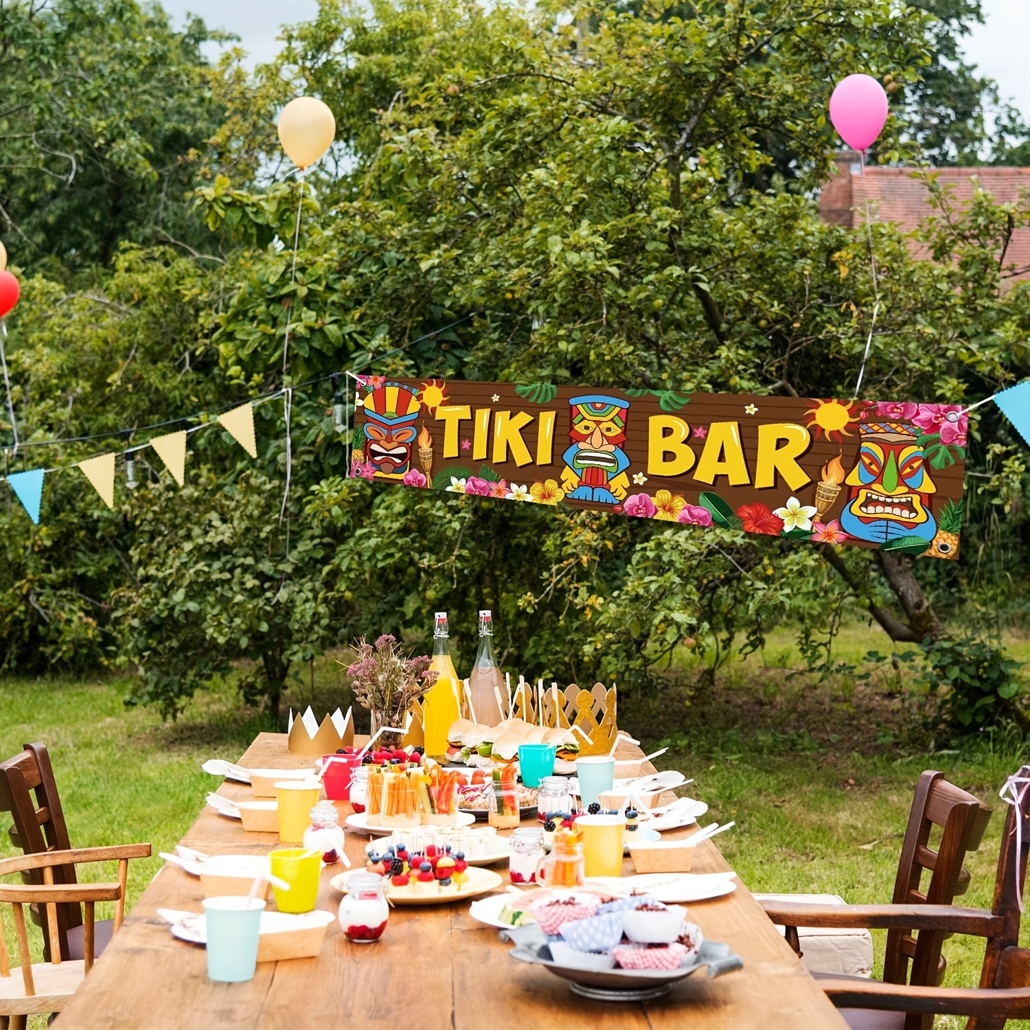 Hawaiian Luau Party - Tiki Bar - Scene Setter