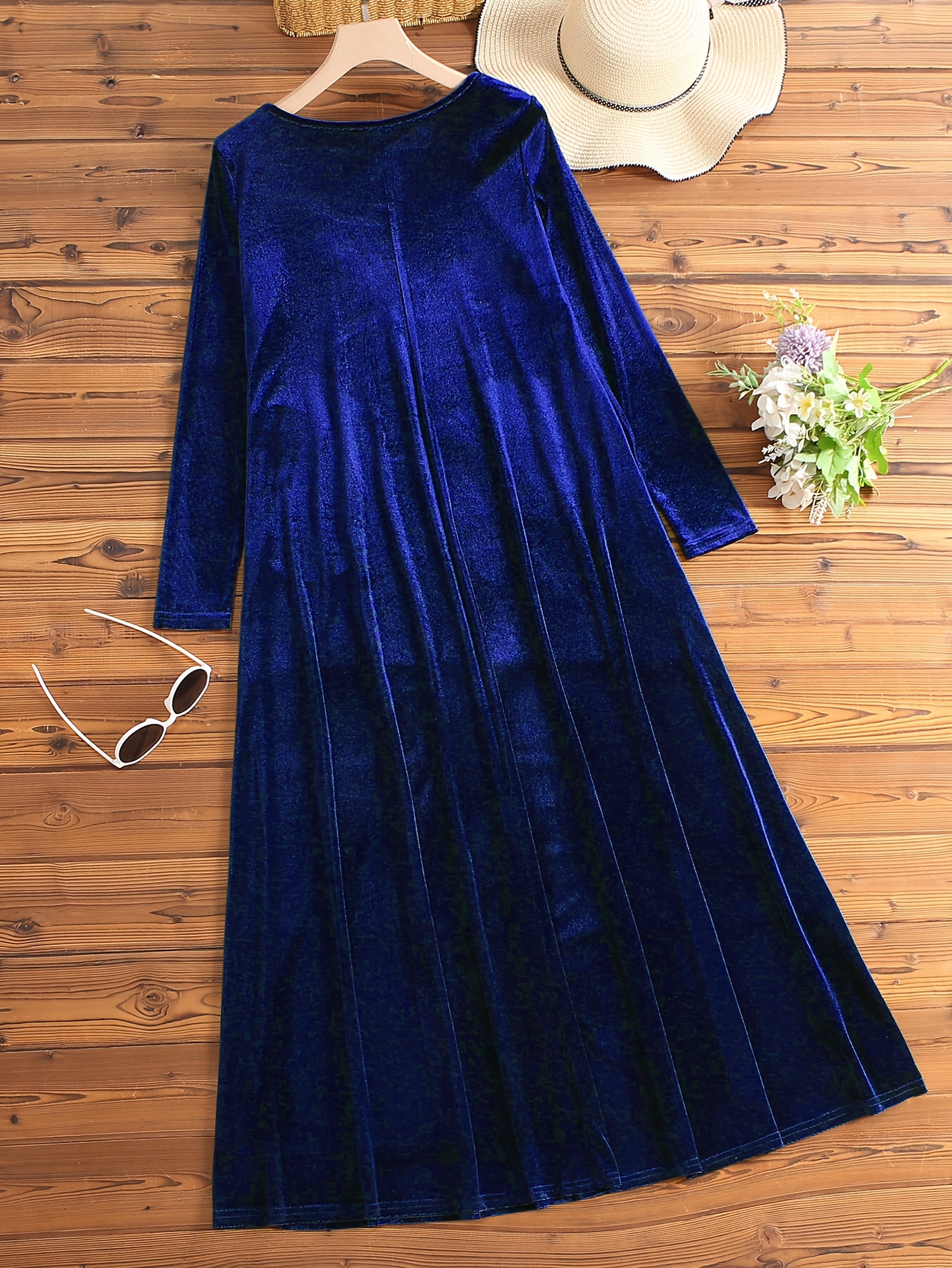popular autumn winter velvet series dress temu - Temu
