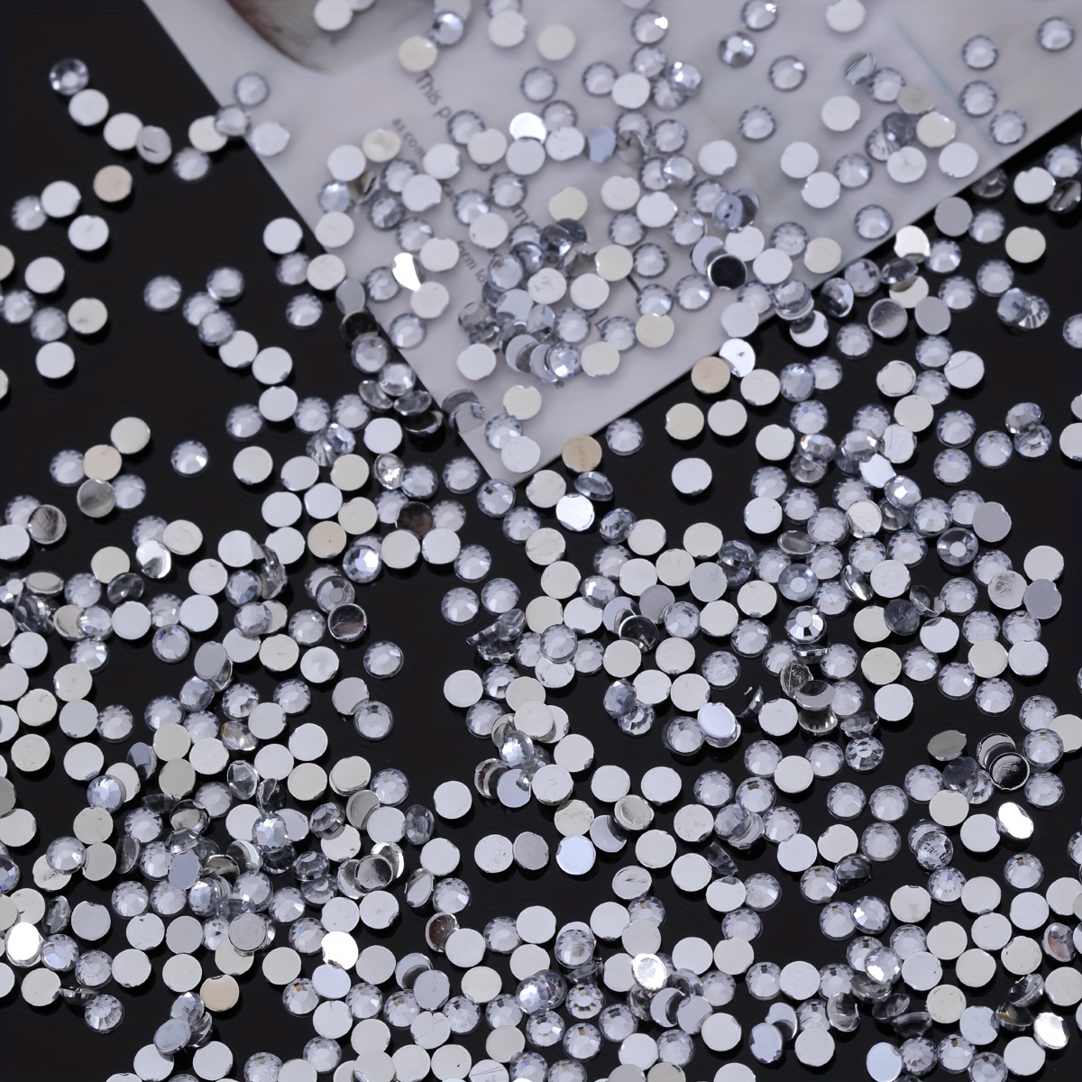 TEMU [top-rated] 2000pcs Set Of 2.8mm Flatback Jelly Resin For Diy Nail Art, Headwear, Bags, Cups, Clothing & Jewelry Accessories
