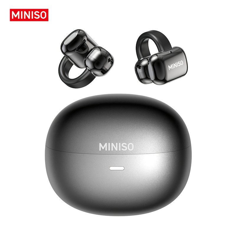 Image of Miniso Ms198 Ai Open Translation Ear Clip Noise Reduction Long 135 Languages Translation Suitable For Game Music
