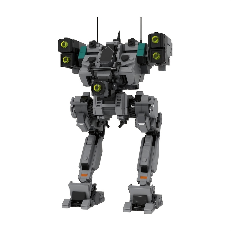 Creative Mech Construction Bricks Set 991pcs Classic Robot Mecha Model Educational Assembly Toy Desktop Decoration Collectible Gift For Teens And Adults
