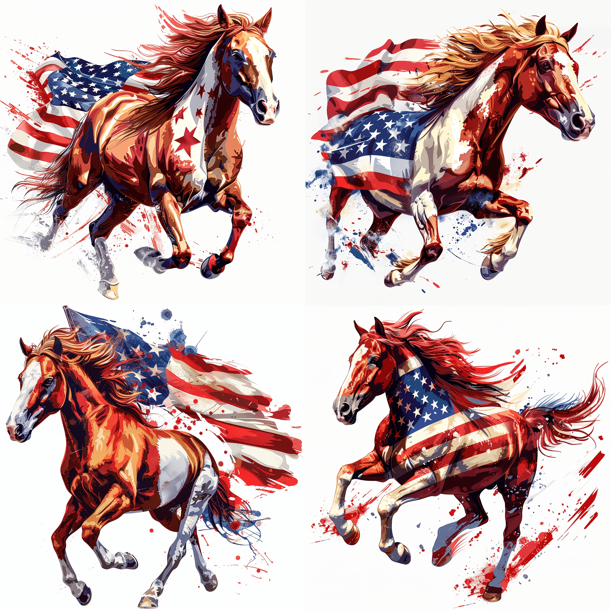 

4in1 Anime Horse Stickers Tpu Material, Double-layer Colour Composite Printing, For Cars, Windows, Bumpers, Laptops