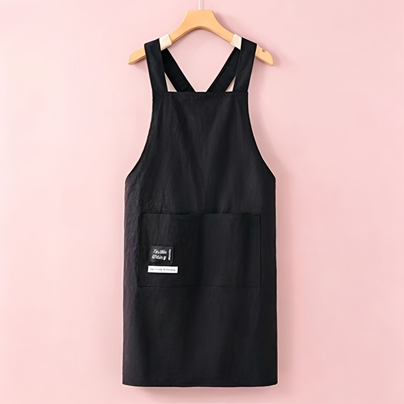 TEMU 1 tablier et tablier de cuisine pour à domicile, manches, pour , tablier de travail pour femmes