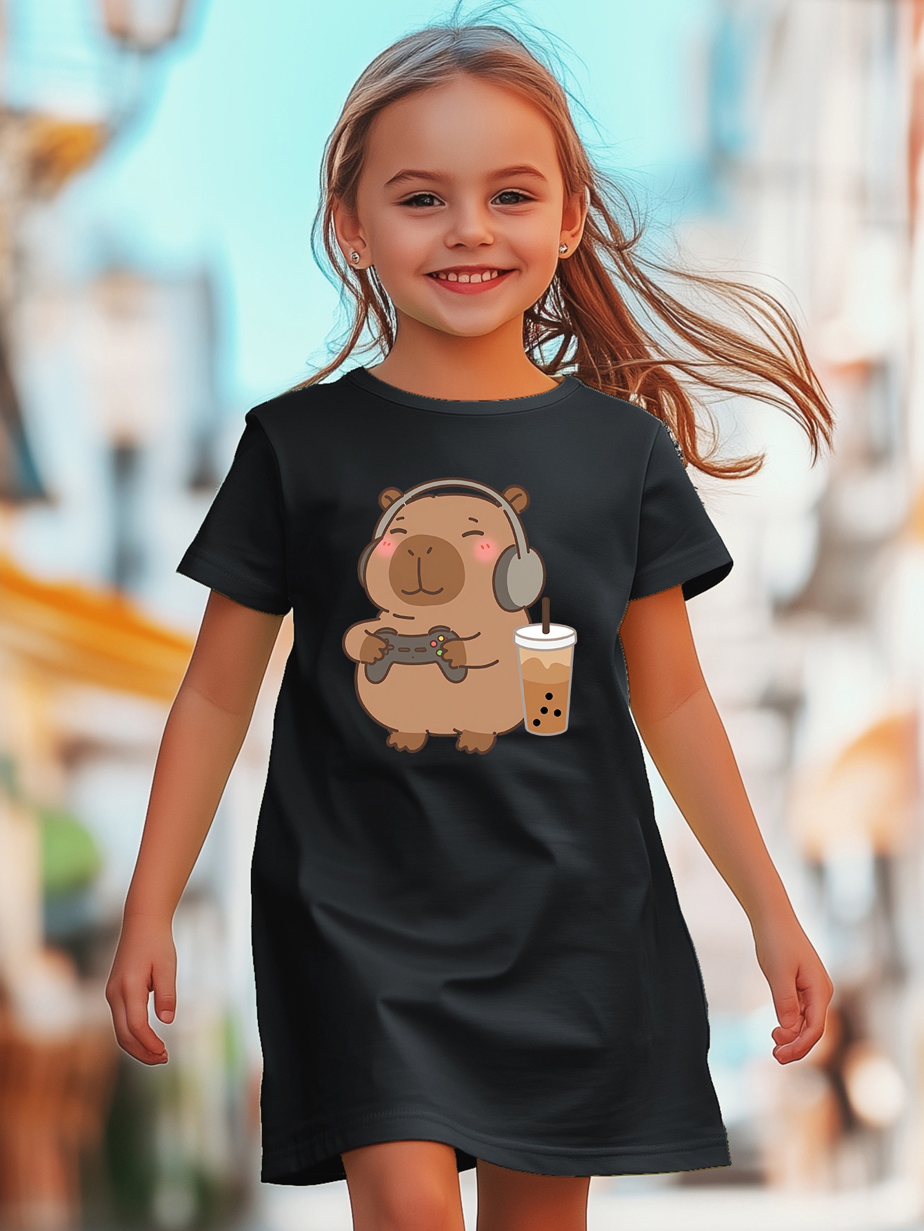 year old girl casual summer dress cute Temu Ireland