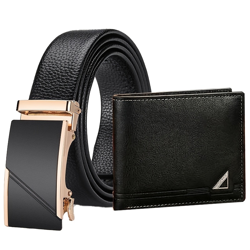 TEMU Men's Belt, Business Belt And Gift Box Set, Fashionable, Casual, Business, Multi-scene Matching Belt, Valentine's Day, Father's Day Gift