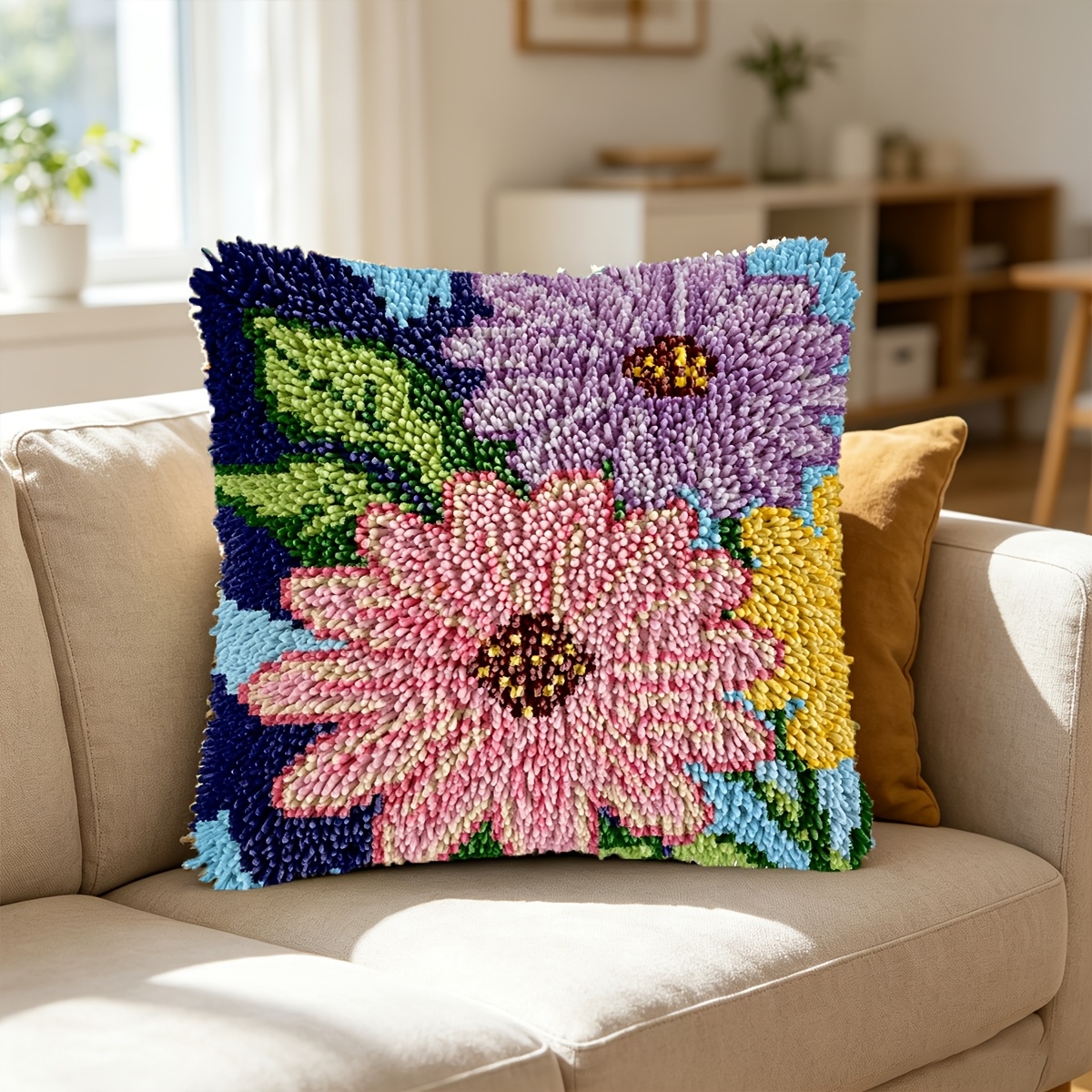 Hook Kit Pastoral Floral Pattern Craft Material Bag