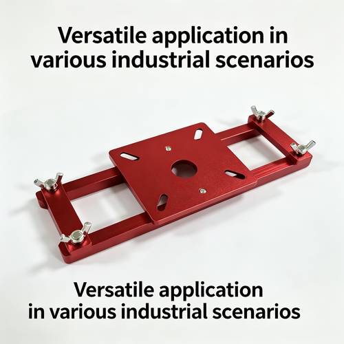 Verstellbare Fräskantenschablone Holzbearbeitungsschlitzlocator, Aluminium Schrank Scharnier Schlitzlocator, für Möbel Holzbearbeitung Präzisionsbohr- und Schlitzwerkzeuge