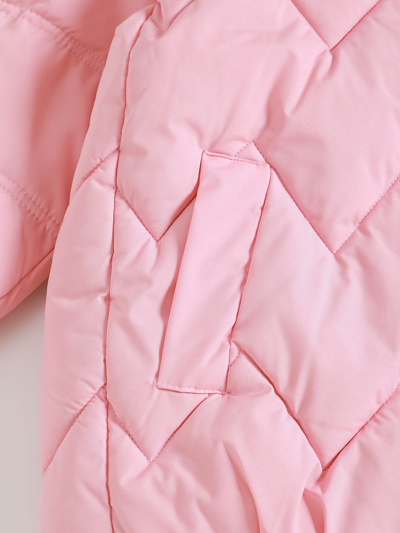 Girls' Cute Winter Clothing with Plush Hat Design