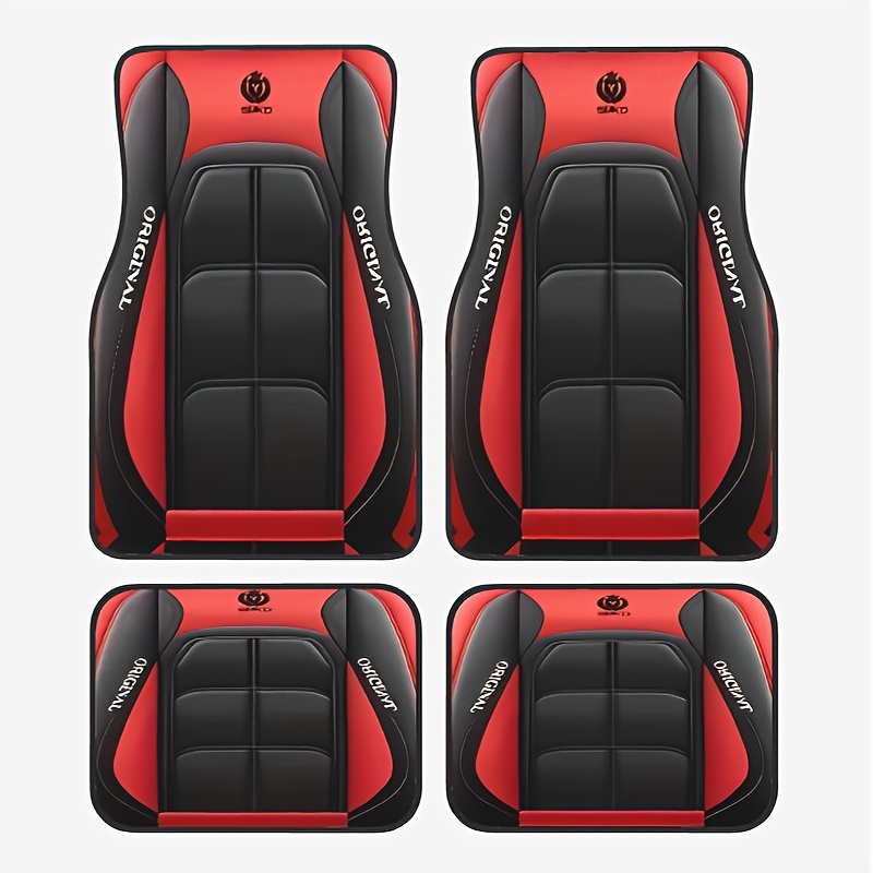 

Easy-clean, Premium Anti-slip Car Floor Mats 4pcs Set - Fits Most Cars, Suvs & Trucks | Pe Material | Stylish Auto Interior Accessories