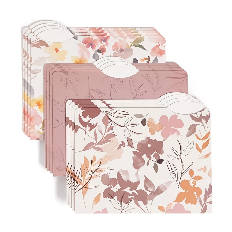 

12ct File Folders Botanicals