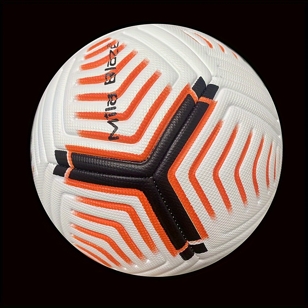 

Premium Pu Leather Size 5 Soccer Ball - Non-slip, Durable For Indoor/outdoor Play, Ideal For Training & Competition - Perfect Gift For Adults & Teens