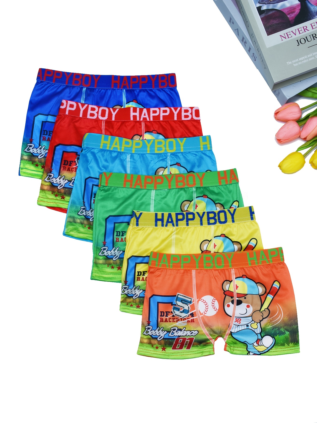 pack calzoncillos dibujos animados niños Temu Uruguay