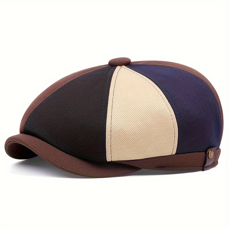 

2024 Casual Newsboy Hat For Men British Hat