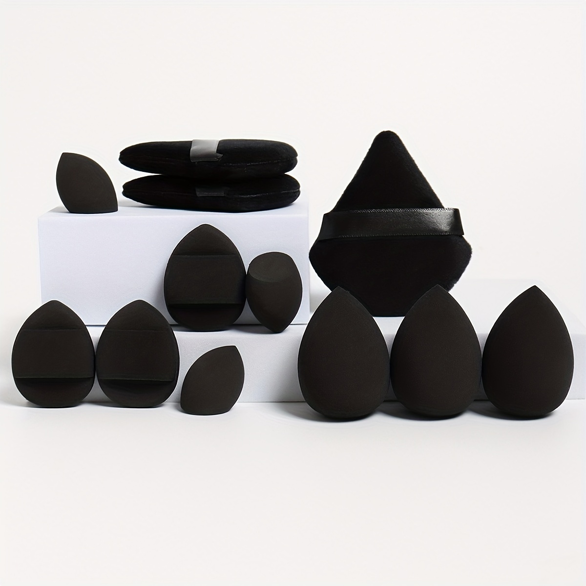12pcs Multi-Colored Makeup Sponge Set for Blending