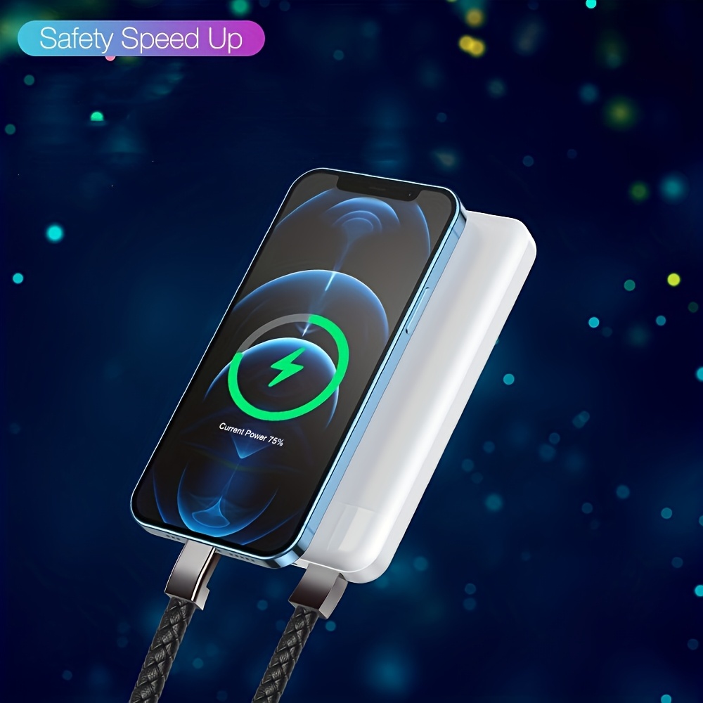 wearable usb charging bracelet cable fashion double braided wrist data charger cord for iphone type c phone best gift for christmas new year Product details 7