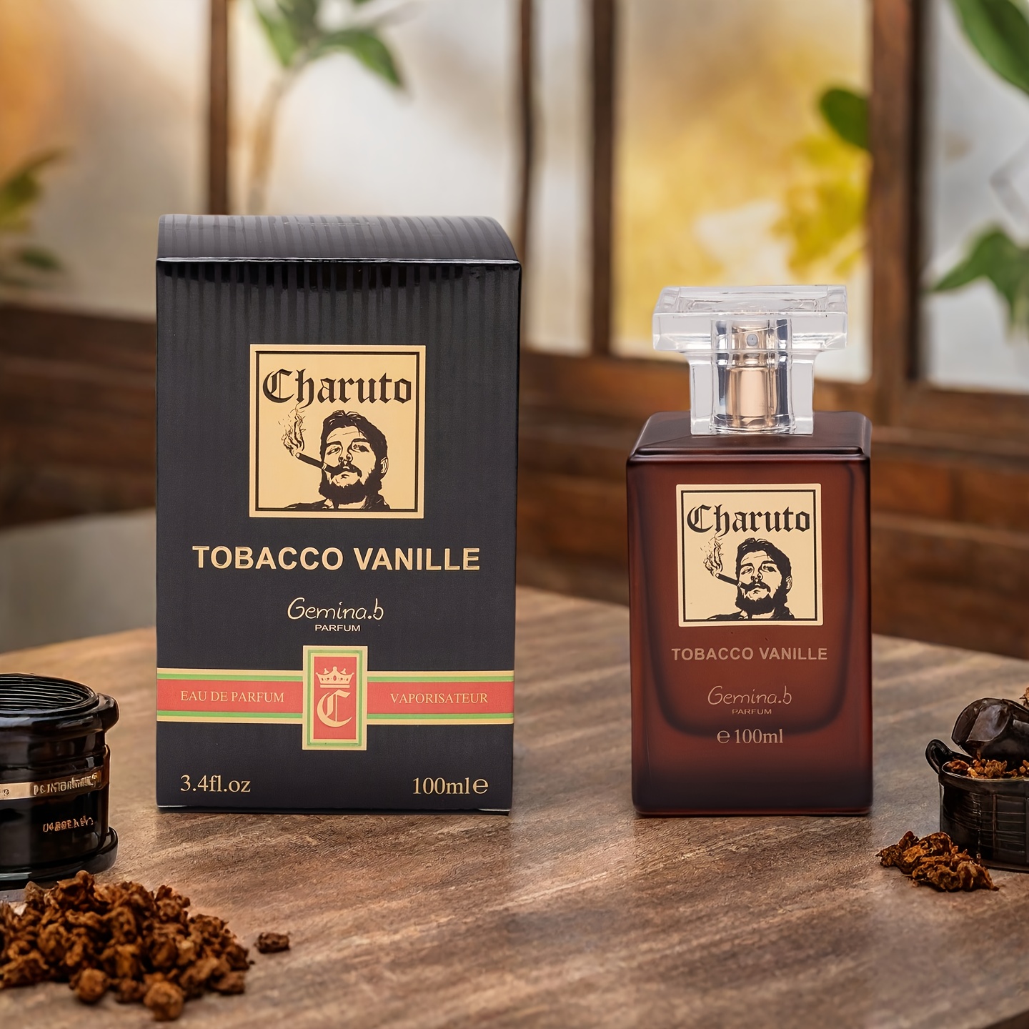 Tobacco Vanille *'S Eau de Parfum Long-Lasting Scent with Tobacco  Vanilla Notes, Luxury Gift Box, Phthalate-Free, Ideal for Busine