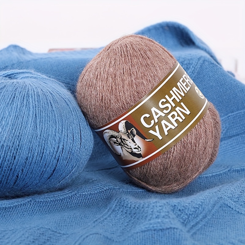 Cashmere For Knitting Hand Yarn Soft Machine 98% Cashmere - Temu