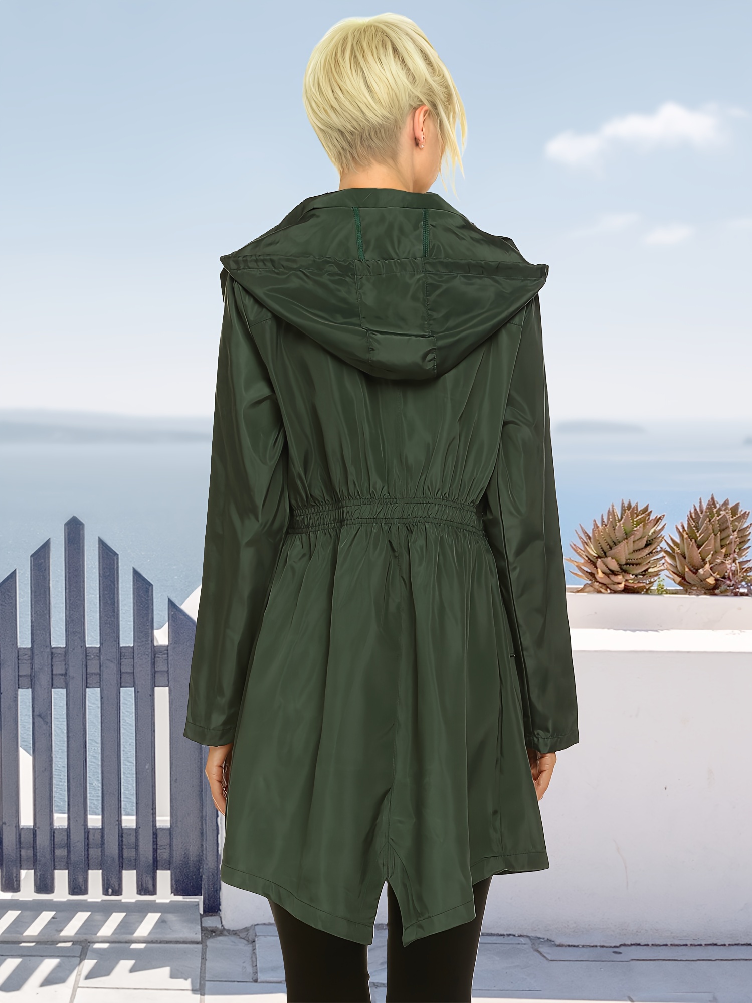 Veste De Pluie Femme CMP 2,5 Couches - Taille 44, Couleur Thé Vert, Neuve Avec étiquettes