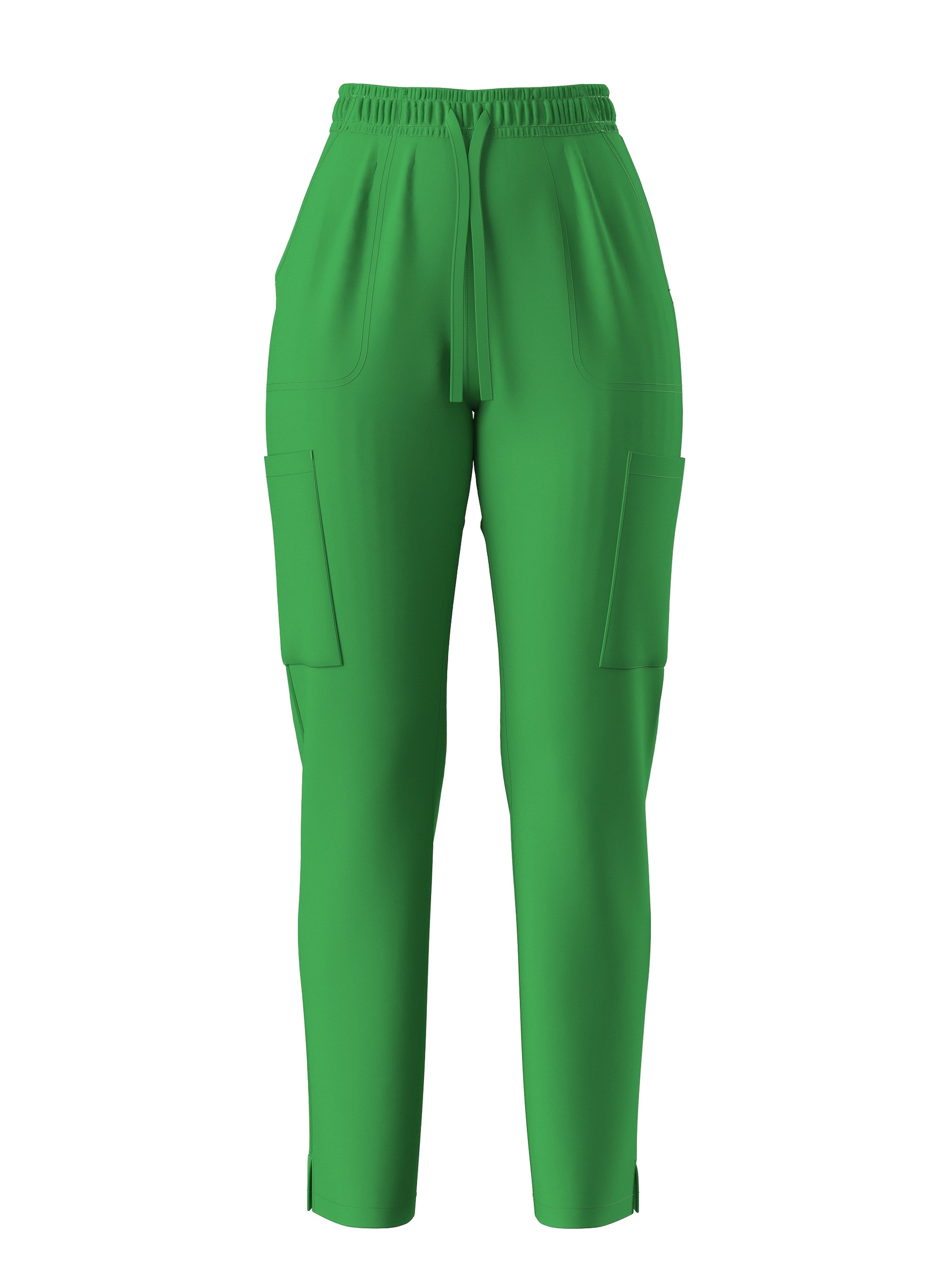 Scrubs - Women's Stretch Nursing Pants - Elastic Uniform Scrub Pants with Full Elastic Waist, Drawstring, 5 Pockets PSP305.
