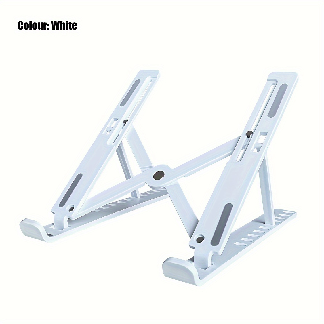 TEMU Portable Office Stationery Organizer Holder Rack Laptop Holder For Computer Desk Tablets Cellphone Holder Ventilated Cooling Foldable Computer