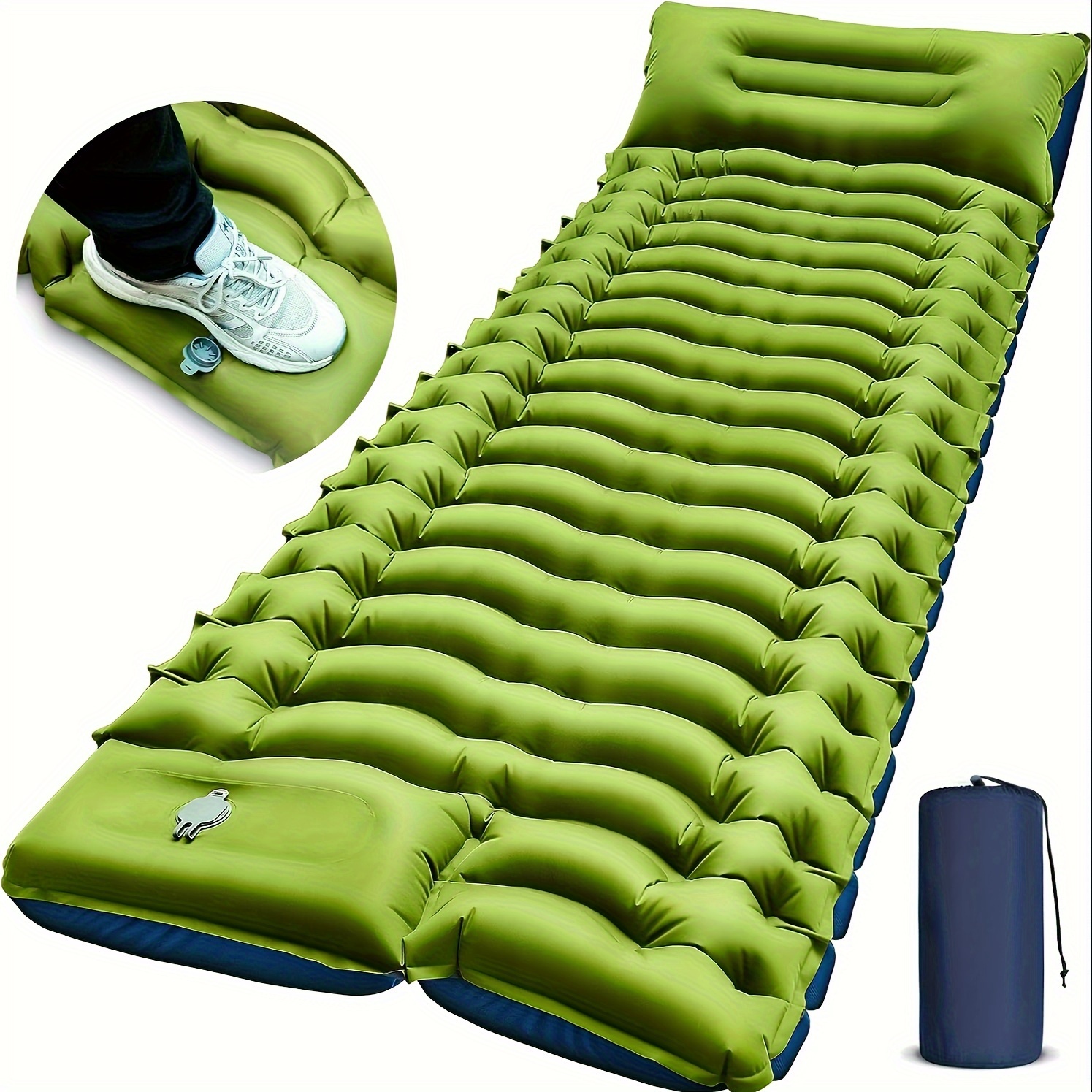 Portable Inflatable Nap Pillow For Outdoor Camping And Travel Comfortable  And Supportive Sleep Anywhere - Sports & Outdoors - Temu