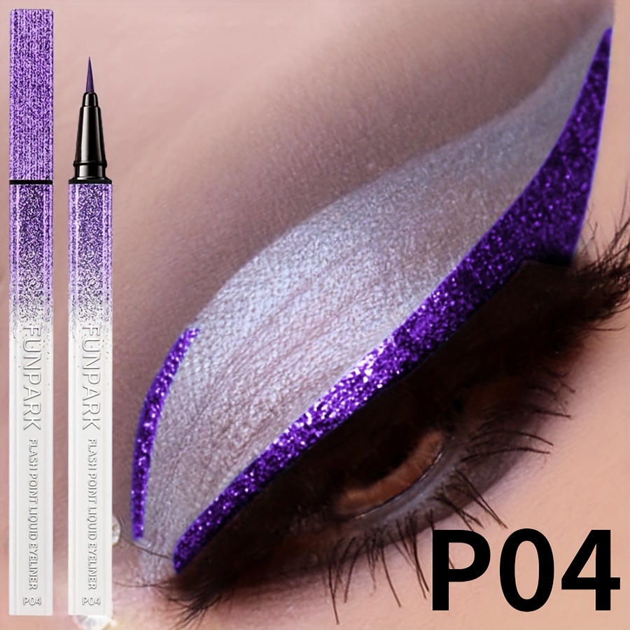 Image of Eyeliner, Pearlescent, Sparkle, Vibrant Colors, Decorate The Eyelids, Make More Attractive, 24 Hour Waterproof Long Lasting Eyeliner, Eyeshadow Pencil