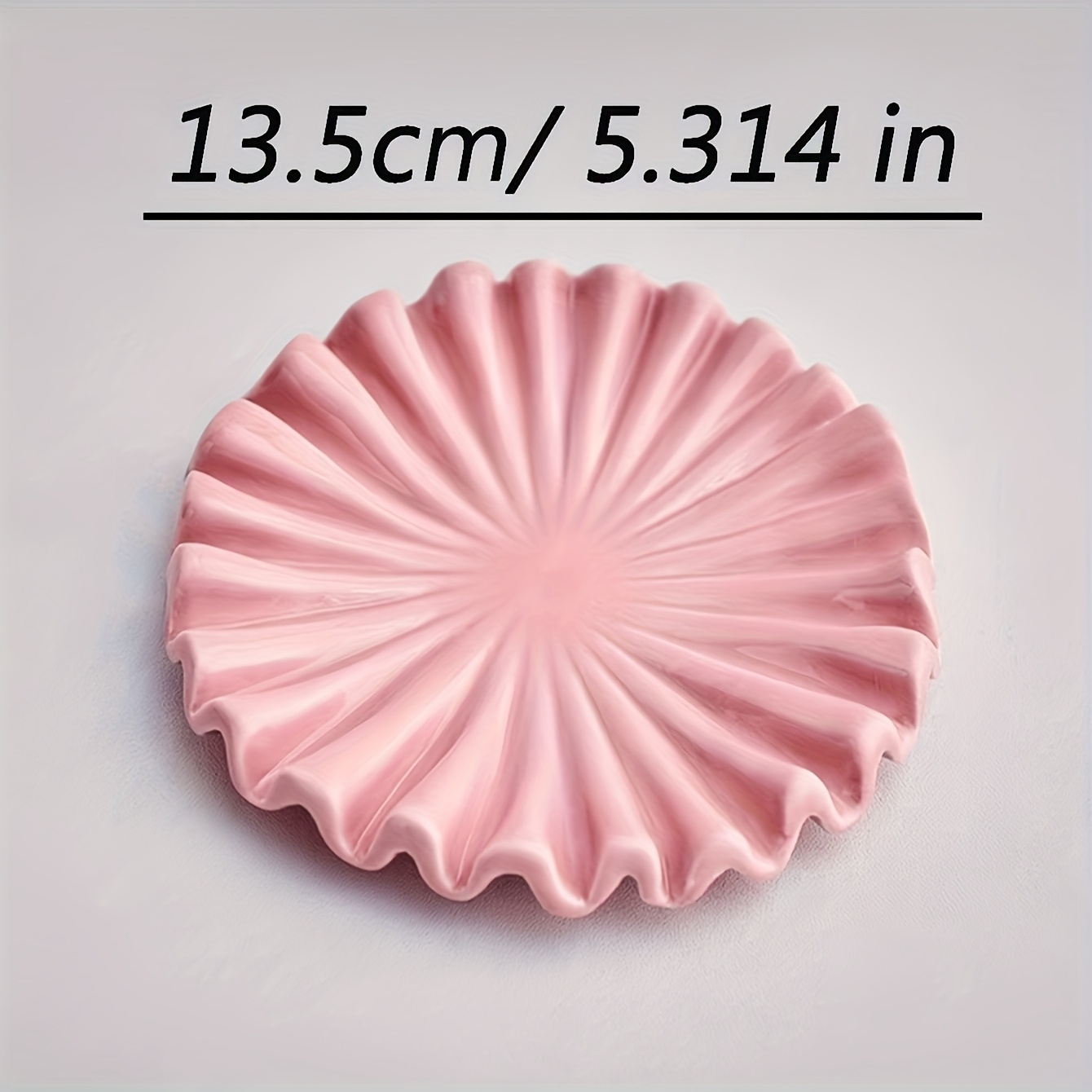 1pc Nordic Style Ceramic Wave Ornament Tray, Ins-style Home Ceramic Decorative Piece, Home Bedroom Ornament Decoration, Holiday Gift, Birthday Greeting, Gift For Boyfriend, Girlfriend