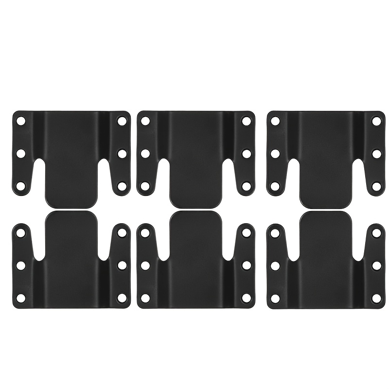 TEMU 6pcs Sofa Connector Brackets, Linking Fasteners, Universal Sofa Linking Brackets With Accessories, Suitable For Living Room Sofa Connectors,