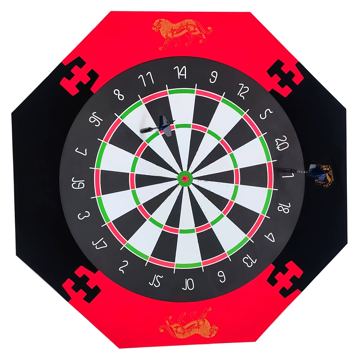 beschermende buitenring voor dartborden