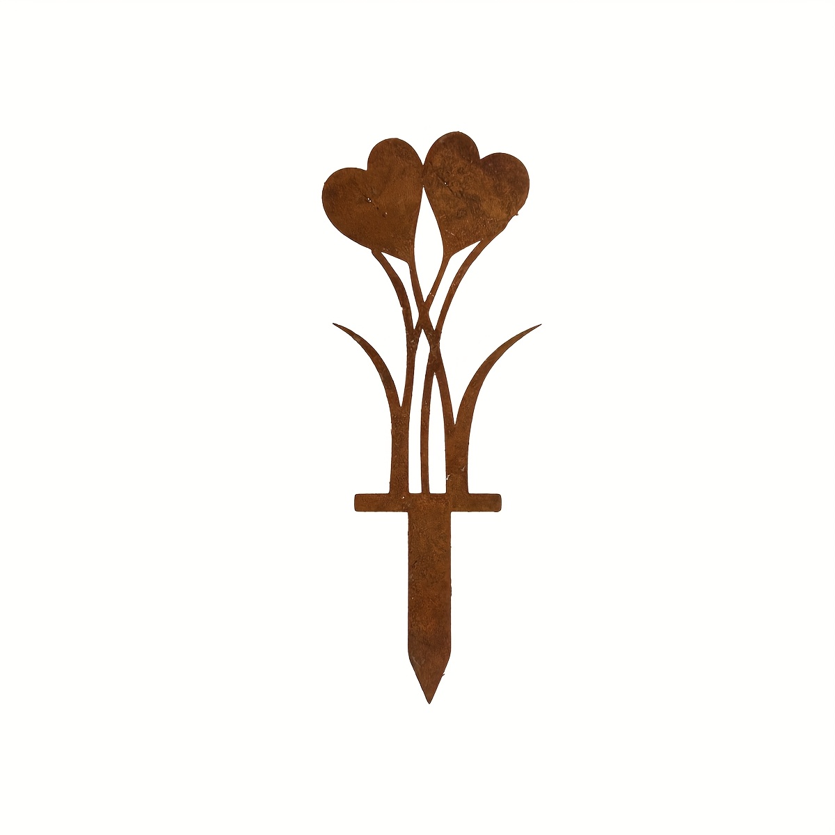 E-shop 1 Stück Eisenherz-Garten-Deko-Stake, geeignet für Hof, Balkon, Blumentopf-Verzierung, Hochzeiten, Valentinstag, Muttertag, Ostern, Weihnachten