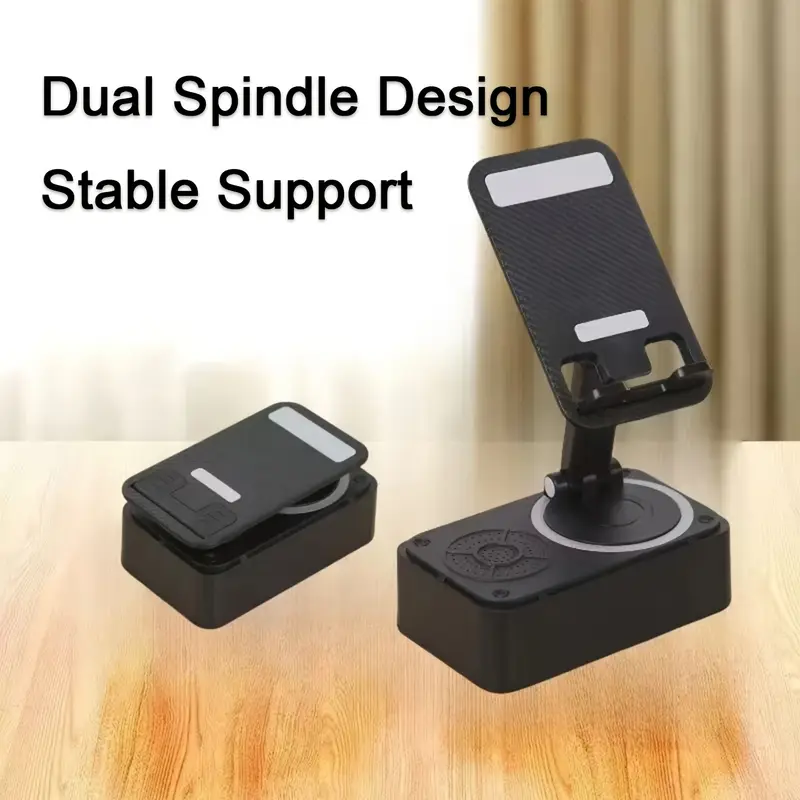 wireless phone stand 5 in 1 cell phone stand with wireless adjustable phone mount for tablet for iphone portable cellphone holder with base sound emergency rechargeable electronic gadgets cool electronics Product details 8