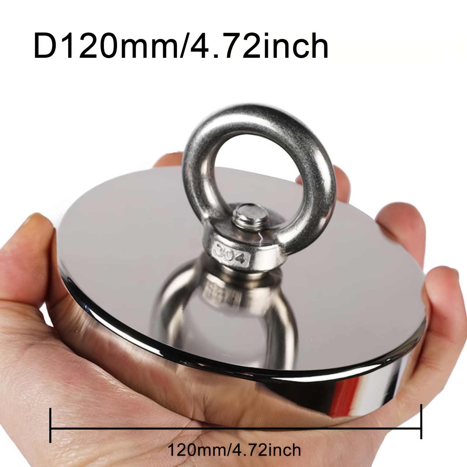 

Super Bearing Hravity Fishing Magnet Heavy Duty Neodymium Magnet N52 With Countersunk Hole Eyebolt For Salvage Magnetic Pot