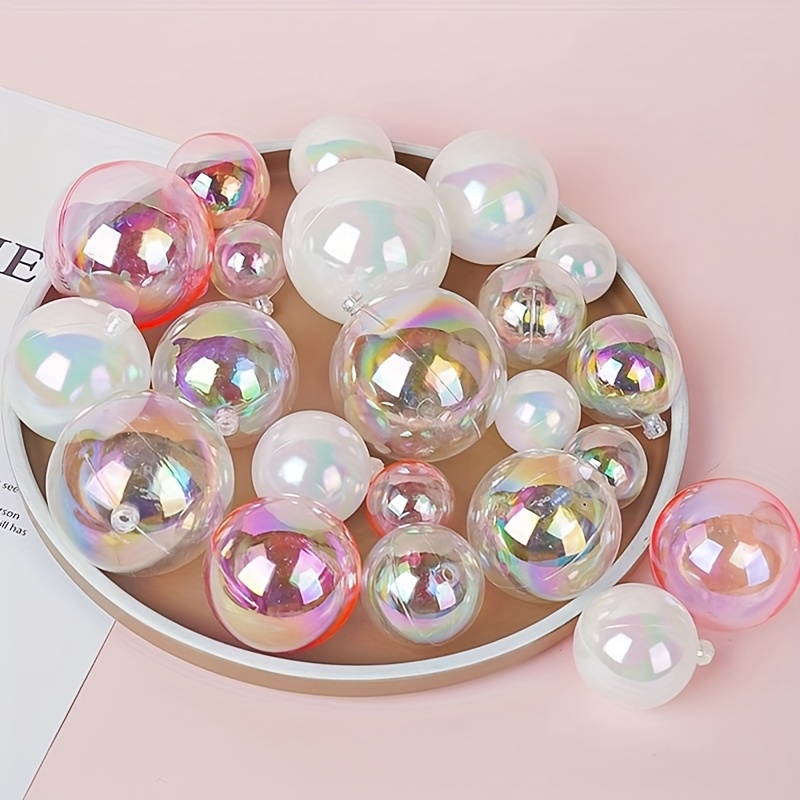 30 Mini Balloon Cake Toppers Boules Perlées – Décoration Gâteau Anniversaire Mariage Baby Shower, Or Brillant, 4 Tailles DIY Cupcake Topper