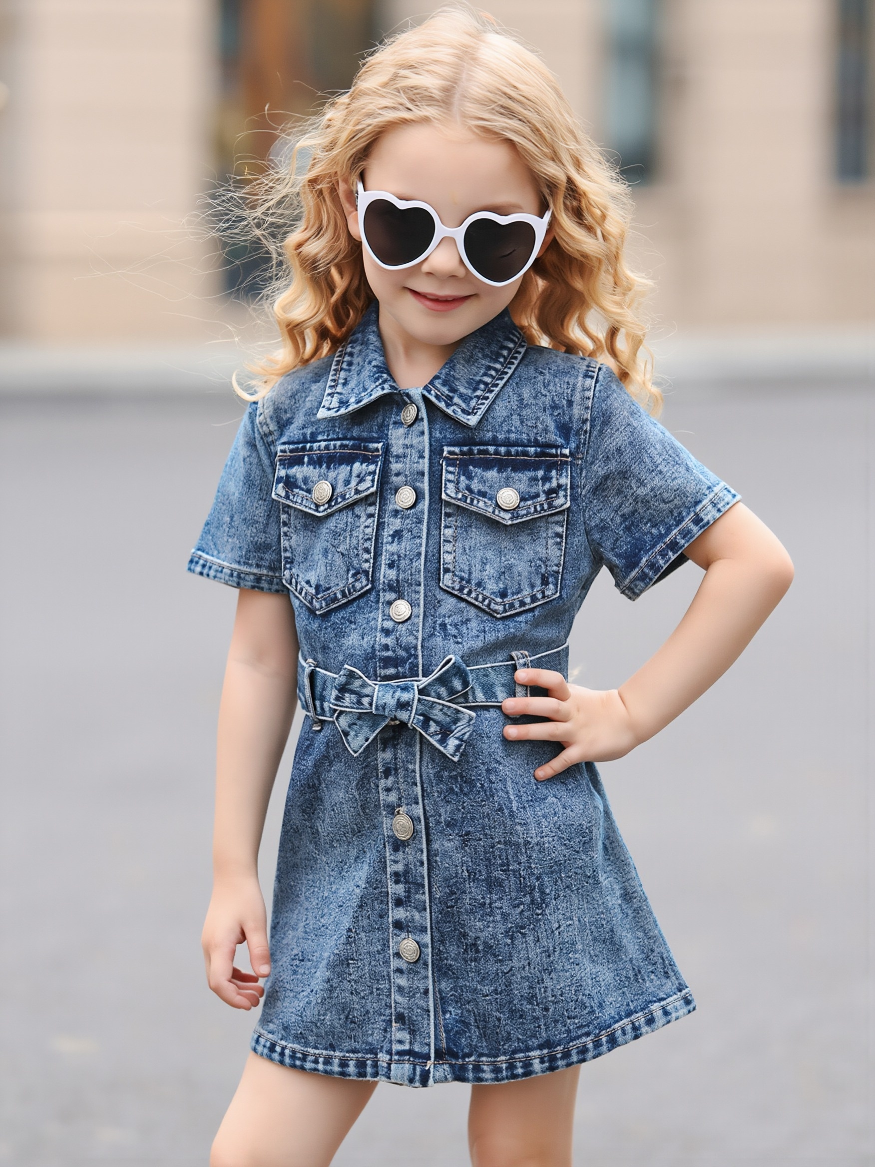 fringe denim dress - Iceland