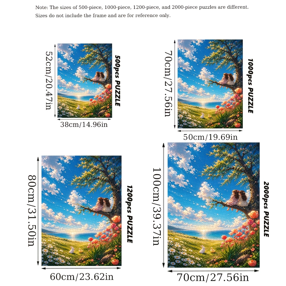 Large Jigsaw Puzzle 500pcs/1000pcs/1200pcs/2000pcs