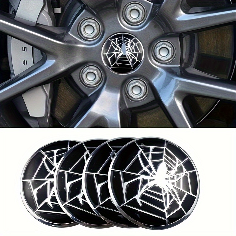 

4pcs 56mm Spider Web Aluminum Alloy Car - -adhesive Tire Vehicles