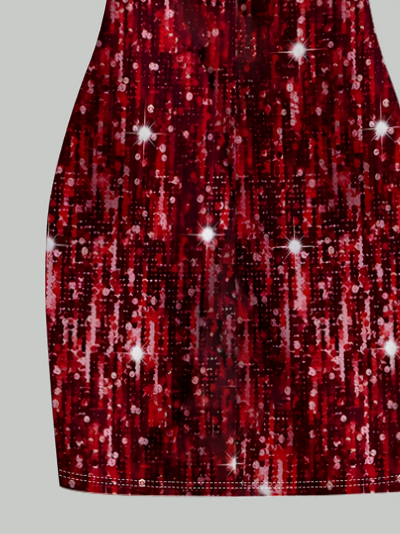 printed design not textured sequin print dress womens casual - Temu  Mauritius