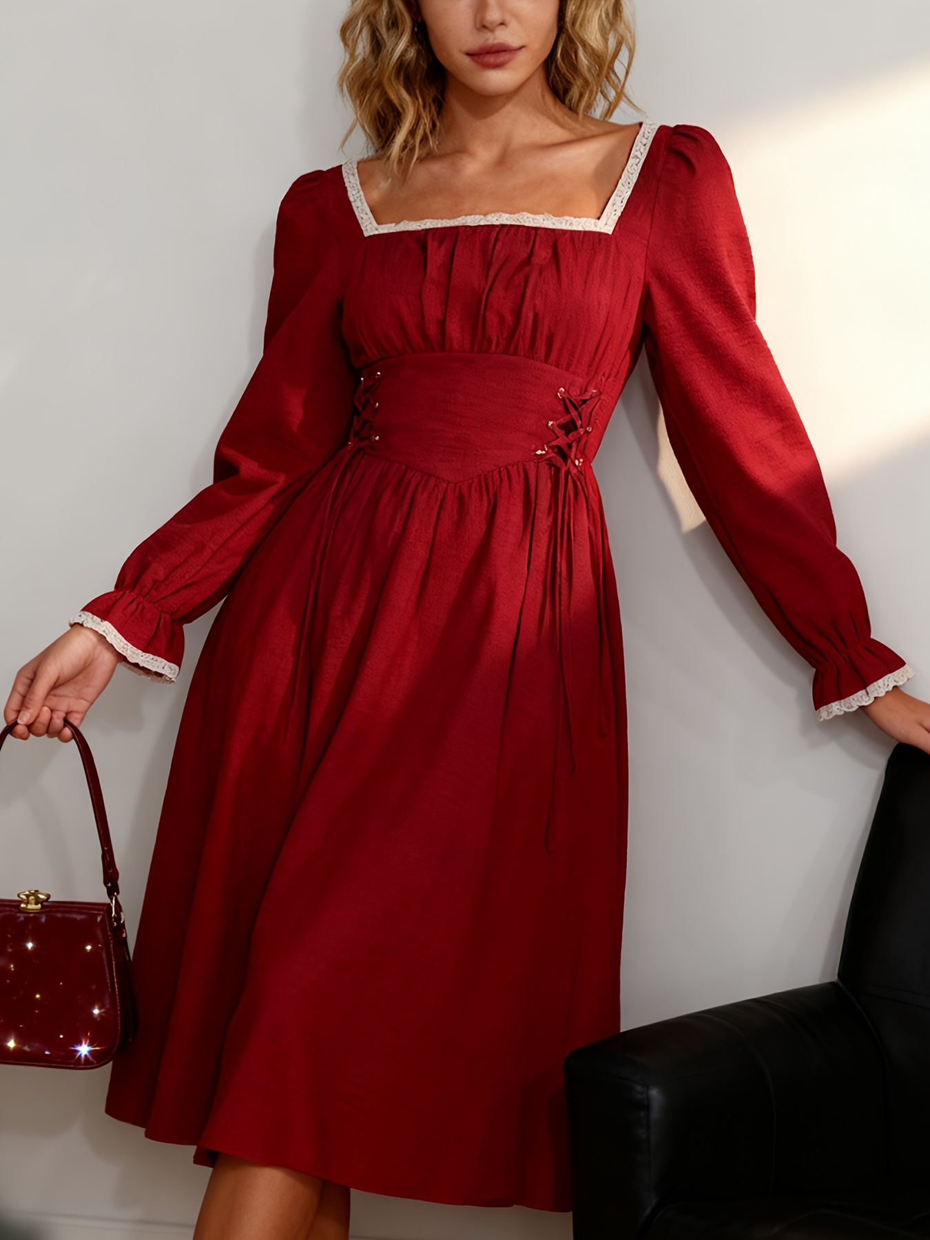 black velvet corset dress Countess Mustard Neck Cold Shoulder Color:Navy Satin / Navy Tulle satin dress for engagement Fully made to measure