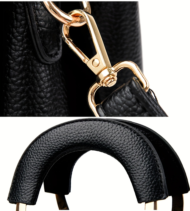 Fashionable Women'S Handbag Made of High-Quality Material, a Easy Shoulder Crossbody Bag with Three Layers And Large Capacity, Vintage Tote Bag