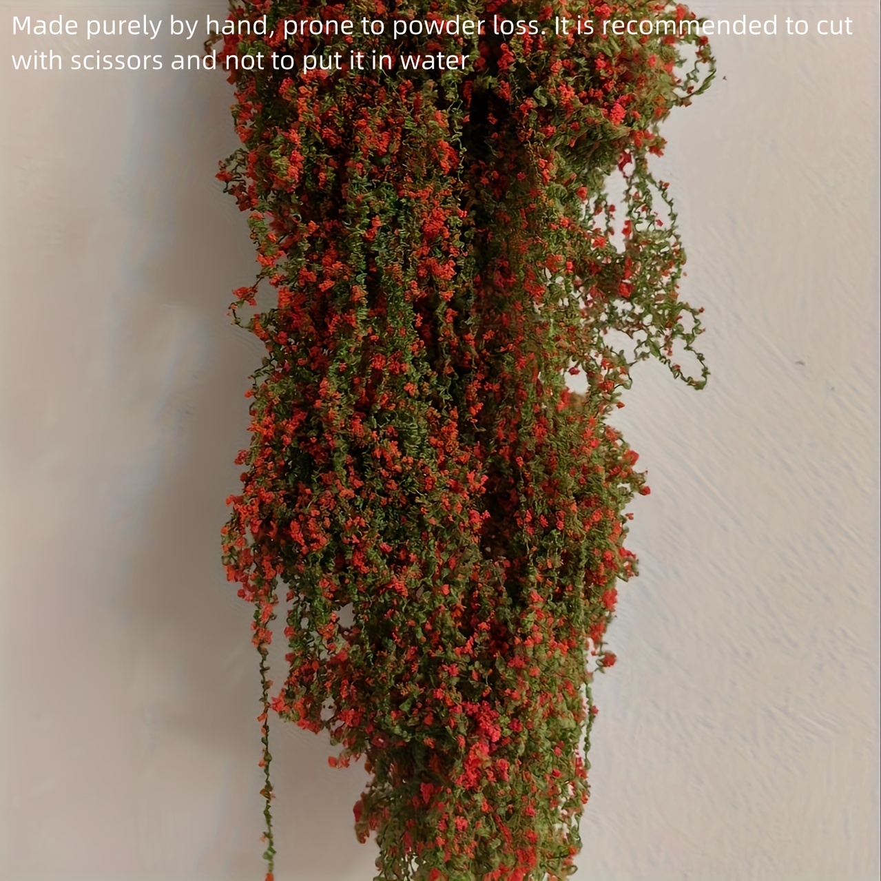 Mini Artificial Vine Flower , Green Plant For Diy Crafts, Model Houses, Landscape Design, Micro Landscape Background Material
