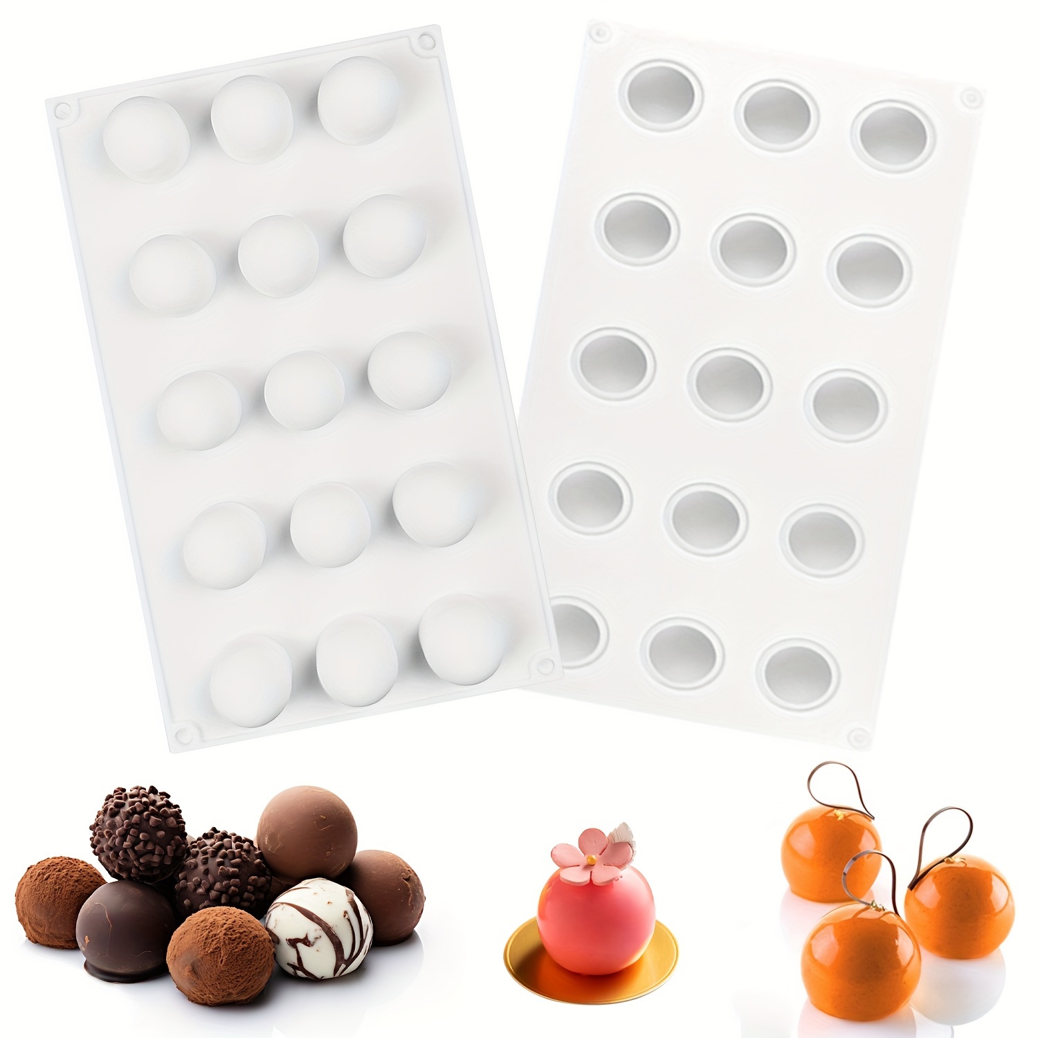 Chocolate Mould Spheres to make Round Chocolate Truffles — Design