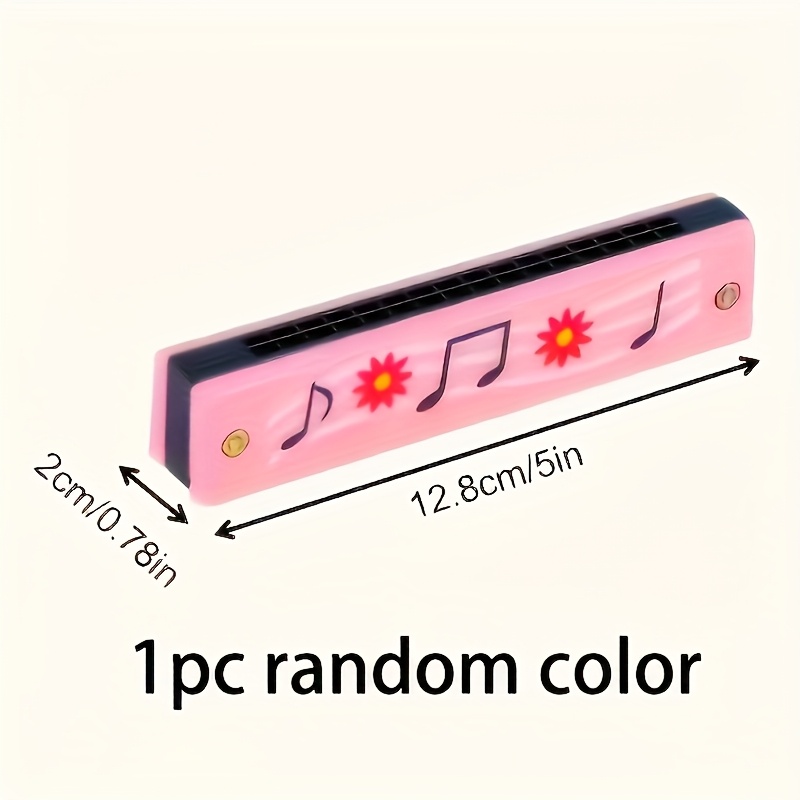 1pc play16 harmonica colorful wooden toy for kids adults 16 key instrument with bear   perfect gift for beginners beginner harmonica   design wooden construction   instruments Product details 1