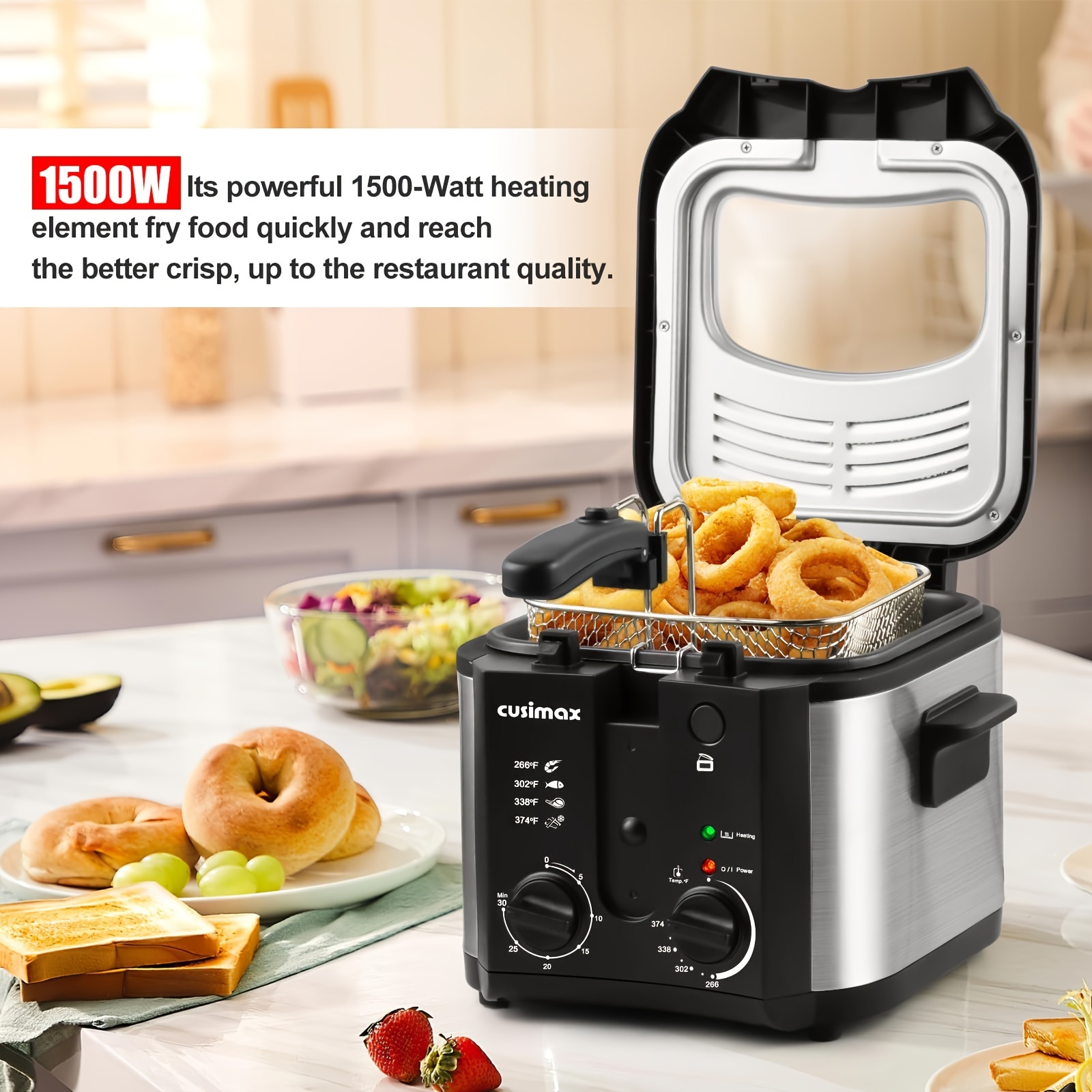 Basket Strainer Handle Lid View Temu