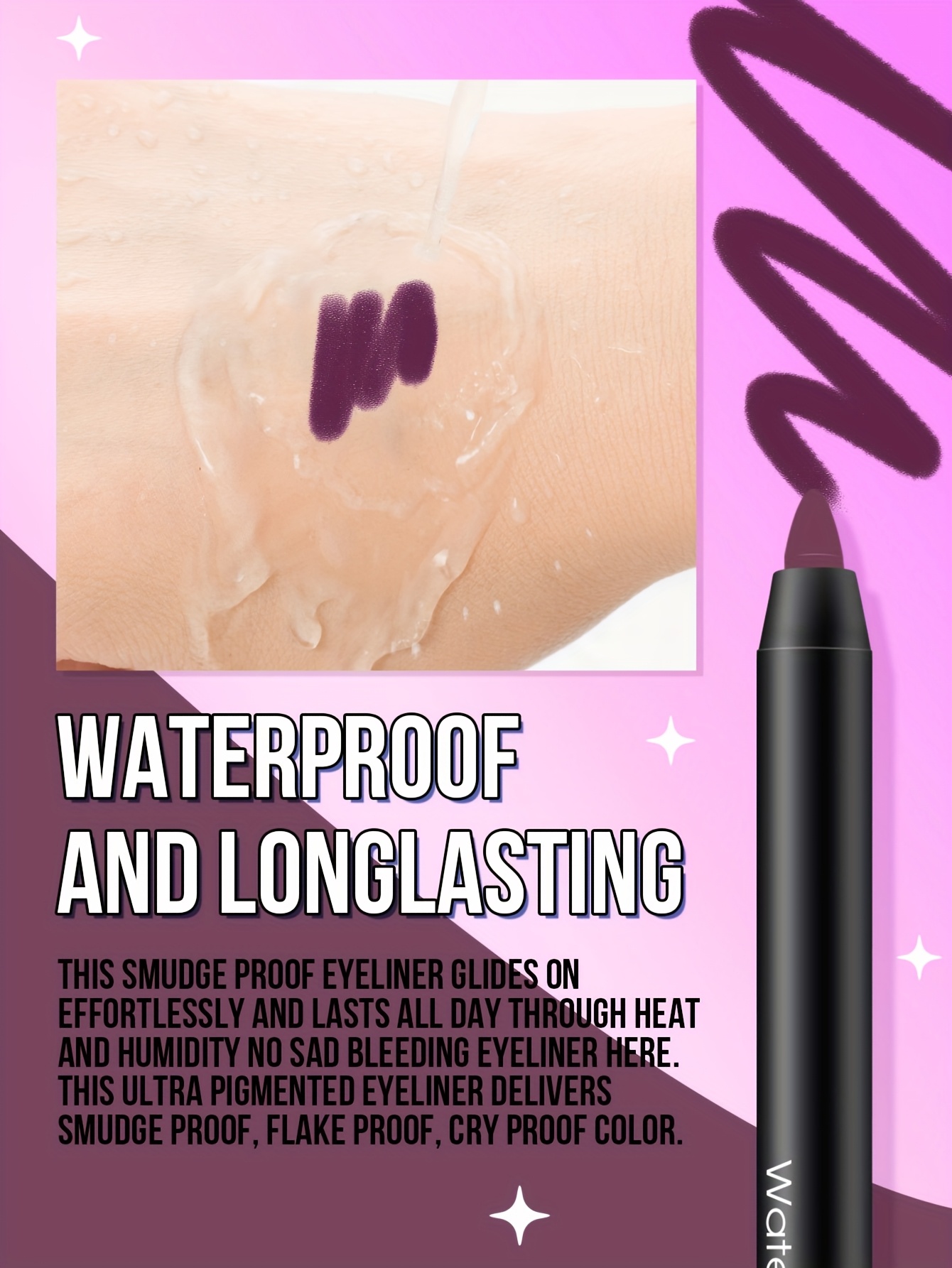 Eyeliner koji je vodootporan i otporan na znoj, a ne razmazuje se