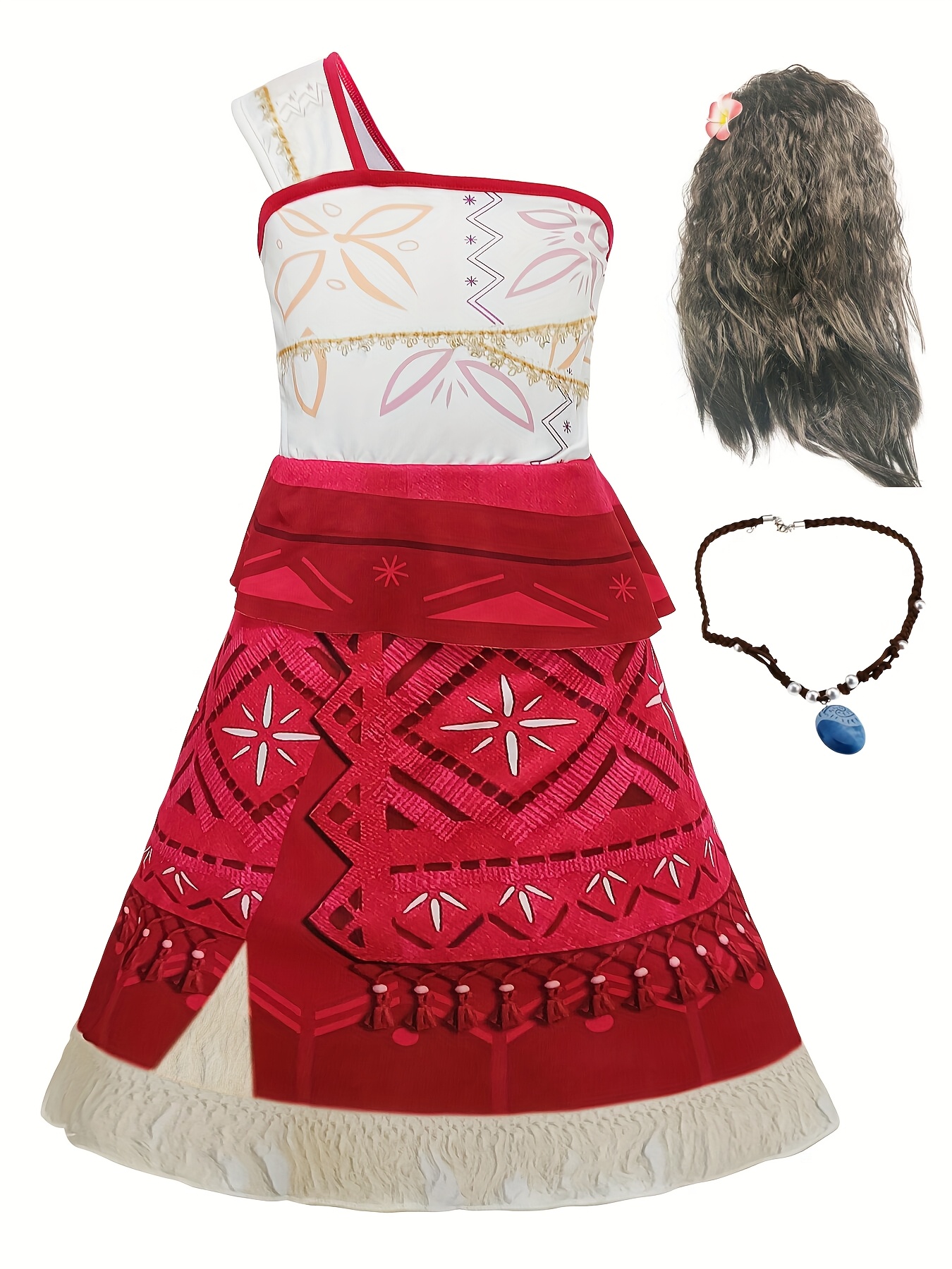 girls' halloween dress ribbon detail polyester shoulder Temu